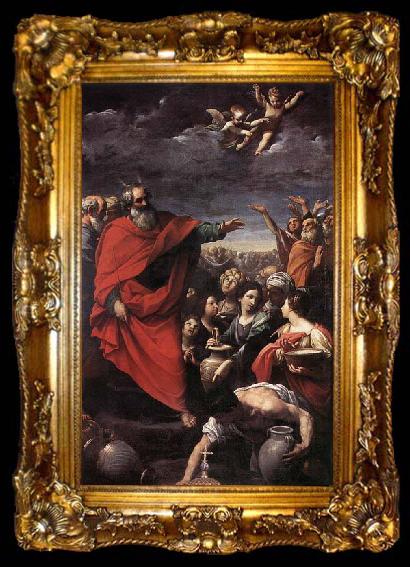 framed  RENI, Guido The Gathering of the Manna, ta009-2